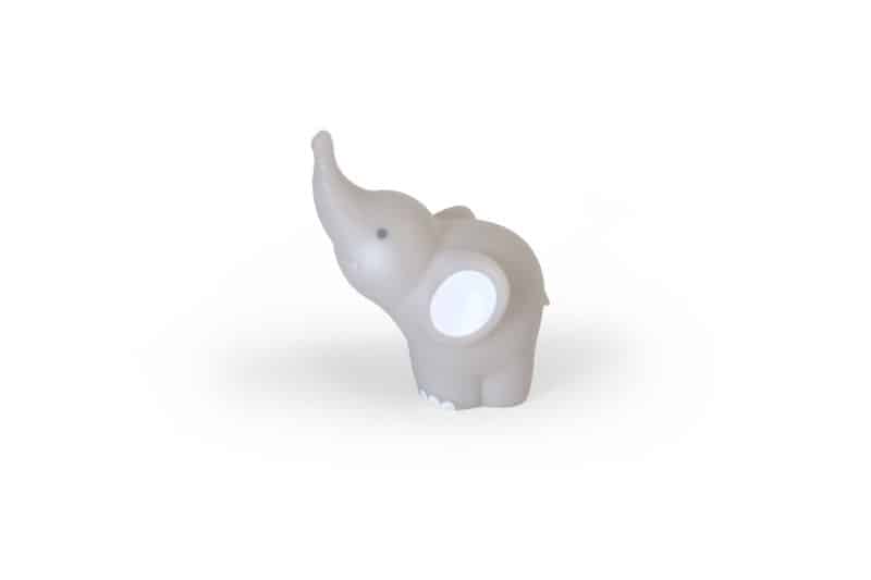 Nachtlicht - Elefant Balthazar Hellgrau - mini