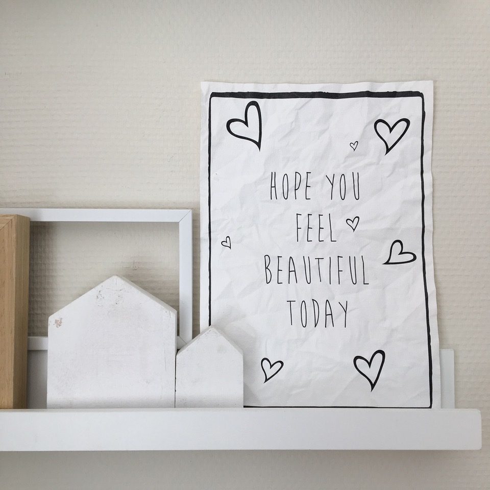 Leinwandkarte - Dirty Old Canvas® - Palmblatt