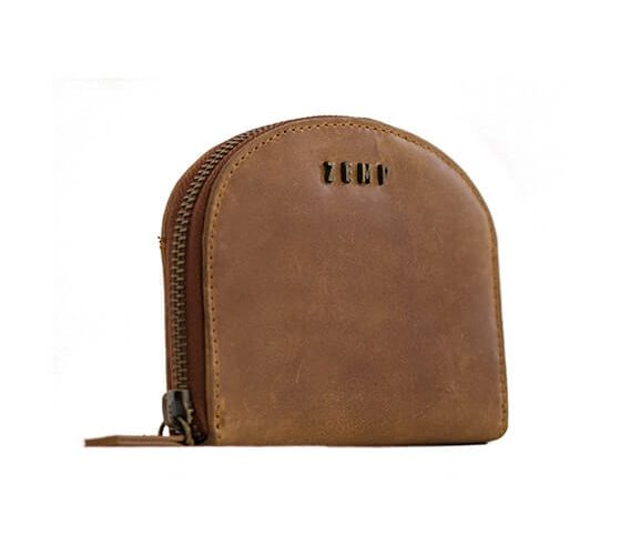 ZempNaturals Lederportemonnaie Kim Braun