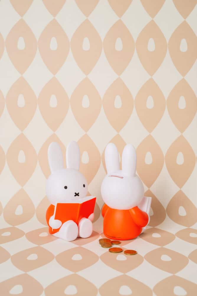MIFFY liest Spardose Medium *Rot*