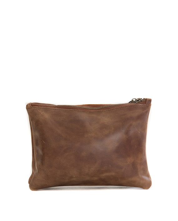 ZempNaturals Ledertasche Paddington Crossbody Braun