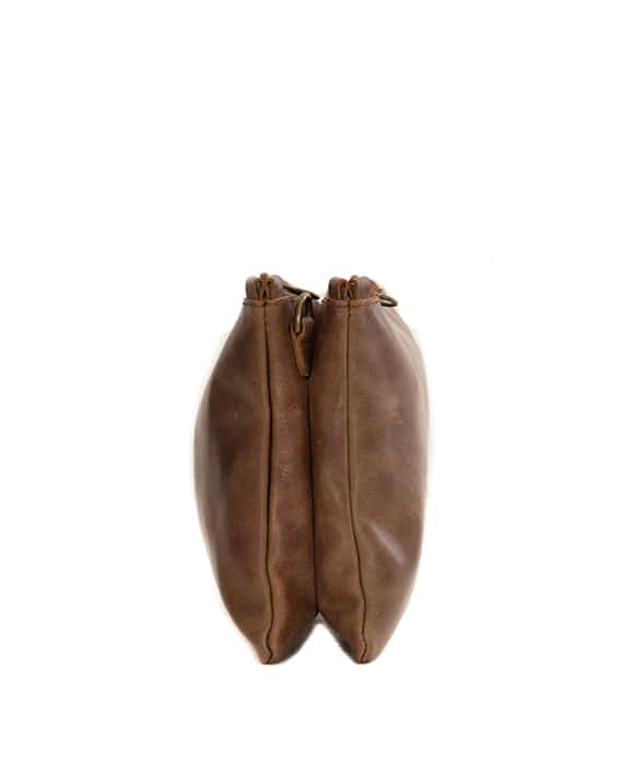 ZempNaturals Ledertasche Paddington Crossbody Braun