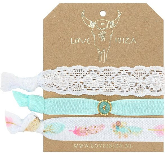 Armband Set - Love Ibiza - Hairtie Cotton