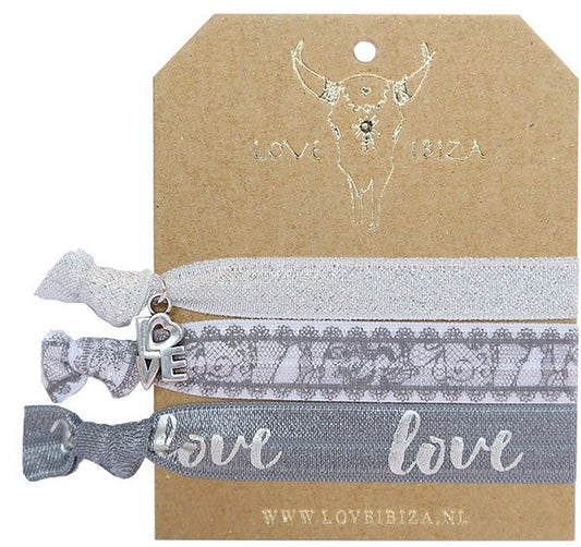 Love Ibiza - Hairtie *Love Grey*