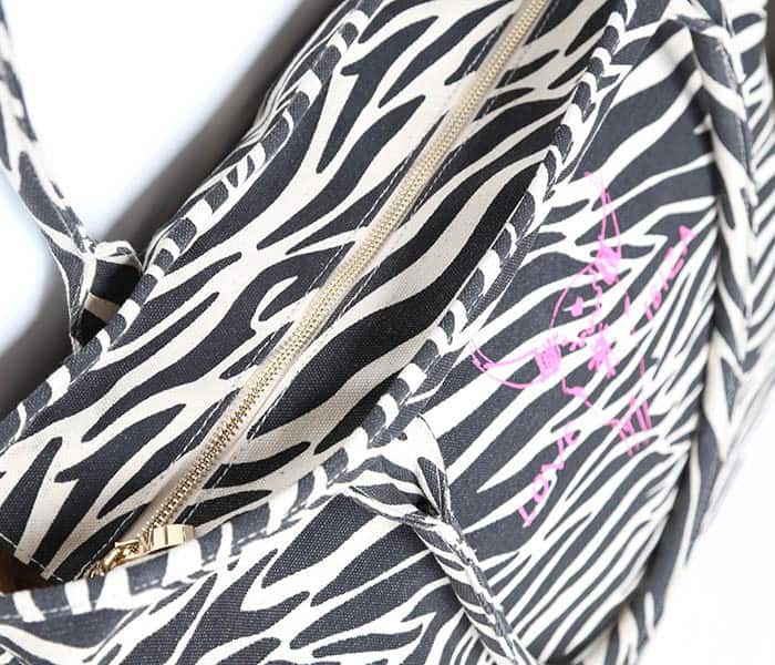 Strandtasche - Love Ibiza - Zebra