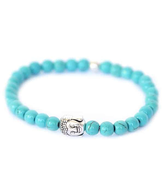 Perlen Armband Love Ibiza Buddha Turquoise